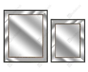 Lustro prostokąt Nero Gold małe Belldeco