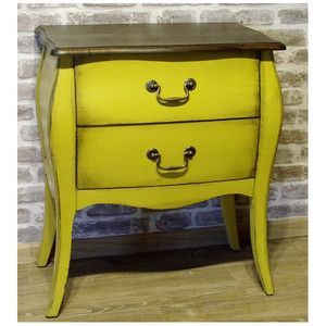 Komoda styl francuski MELLOW 2S Yellow