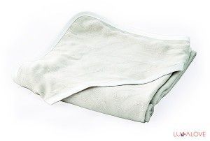 Wielofunkcyjny otulacz z alg i bambusa Lullalove Księżycowa Szarość