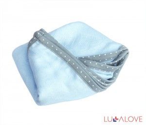 Otulacz supeRRO newborn z wiskozy bambusowej Niebieski