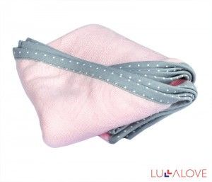 Otulacz supeRRO newborn z wiskozy bambusowej Różowy