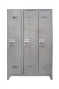 HK Living Szafa drewniana szara HAP6101