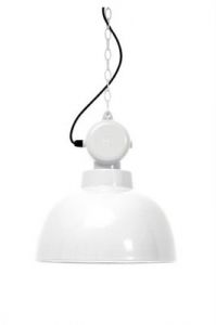 HK Living Lampa Factory M biała VAA4016