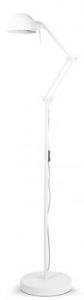 It's About RoMi Floor lamp iron Glasgow h.158cm/shade 15xh.9cm, matt white GLASGOW/F/W
