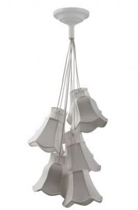 Zuiver Lampa wisząca GRANNY biała 5001301