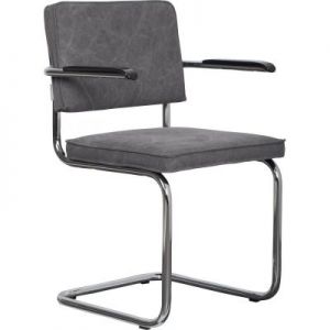 Zuiver Krzesło RIDGE BRUSHED VINTAGE szare 1100115