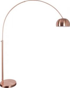 White Label Living Lampa podłogowa METAL BOW miedziana 5100022