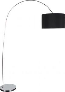 White Label Living Lampa podłogowa NEW WIGGLY czarna 5100025