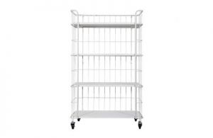 Be Pure Regał GIRO TROLLEY na kółkach biały 375870-W