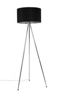 White Label Living Lampa podłogowa NEW TWIST czarna 5100043