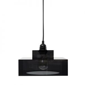 HK Living Lampa wisząca PLEXI LOUNGE czarna VAA1076