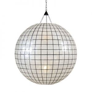 HK Living Lampa wisząca SHELL BALL VAA4044