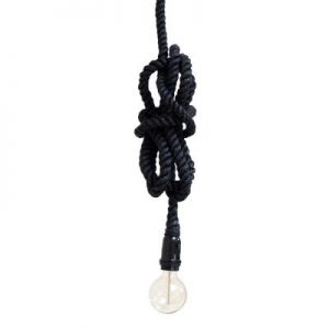 HK Living Lampa ROPE czarna VAA4045