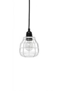 HK Living Lampa LAB biała wisząca VAA1071P