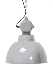 HK Living Lampa wisząca FACTORY L jasnoszara VAA4034