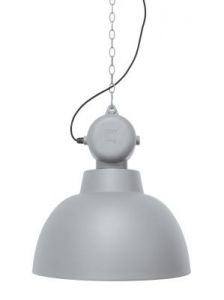 HK Living Lampa wisząca FACTORY L jasnoszary mat VAA4035
