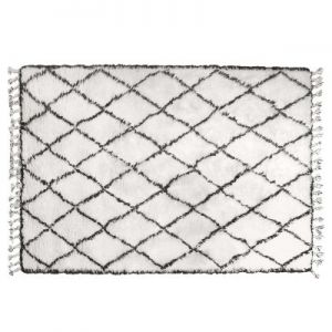 HK Living Dywan BERBER czarnobiały 180x280cm TAP0863