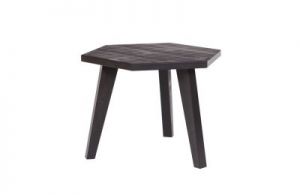 Woood Stolik HEX 60cm ciemny 375421-ZW