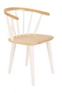 White Label Living Krzesło GEE białe (PRO)1100223