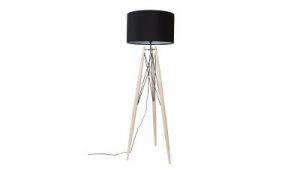 White Label Living Lampa podłogowa EIFFEL czarna 5100055