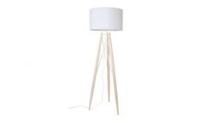 White Label Living Lampa podłogowa EIFFEL biała 5100056