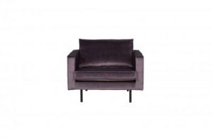 Be Pure Fotel RODEO aksamitny szary 800541-G