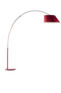Zuiver FLOOR LAMP ARC czerwona 5000857