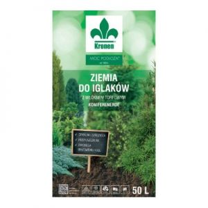 Kronen Ziemia Do Iglaków Podłoże Z Włóknem Torfowym 50L