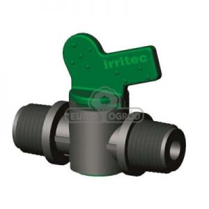 Irritec Zawór Kulowy PCV M-M (GZ) 1/2"-1/2"
