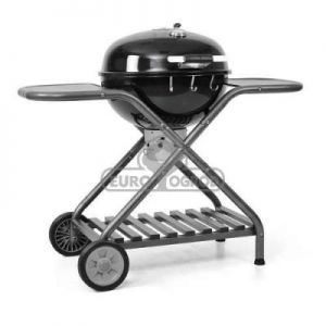 Hecht Grill Kugelgrill Stalowy Zamykany Popielnik Kółka 116cm