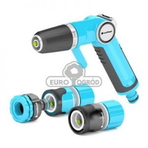 Cellfast Zestaw Zraszacz Pistoletowy Prosty + Złącza Ergo Line 3/4" 53-525