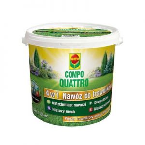 Compo Quattro Nawóz Do Trawników Zwalczający Chwasty I Mech 4w1 4,5kg