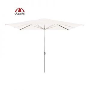 Doppler Parasol Ogrodowy Profiline Alu Expert Teleskop Biały 300x300cm ?DARMOWA DOSTAWA?