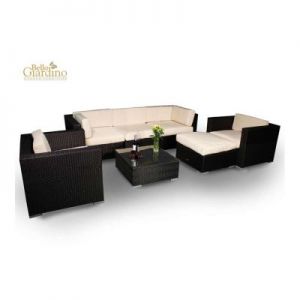 Bello Giardino Zestaw Mebli Ogrodowych Elegante Czarny ZO.005.003 ?DARMOWA DOSTAWA?
