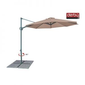 Doppler Parasol Ogrodowy Basic Ravenna Light 300cm Kawowy ?DARMOWA DOSTAWA?