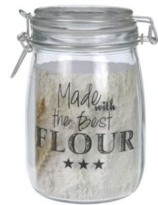 SŁOIK "MADE WITH THE BEST FLOUR" - SŁÓJ