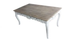 STOLIK , ŁAWA - STYL SHABBY CHIC