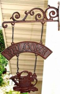 DEKORACYJNA ZAWIESZKA WELCOME