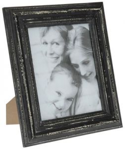 KLASYCZNA RAMKA STOJĄCA, WYKONANA NA SPOSÓB  VINTAGE - CZARNA