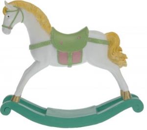 KONIK NA BIEGUNACH - BIAŁY