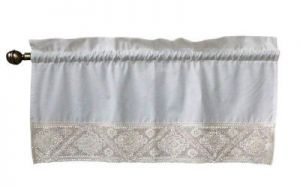 ZAZDROSKA BAWEŁNIANA Z KORONKĄ - H40x160cm