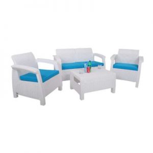Bazkar Zestaw Mebli Ogrodowych Corfu Set Water BA00262 Niebieski Ocean