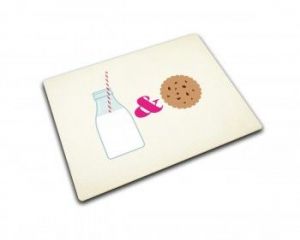 JJ - Podkładka szklana, Milk & Cookies 40 x 30