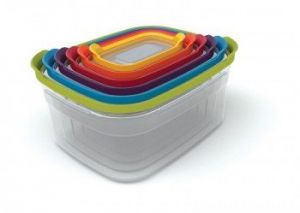 JJ - Zestaw pojemników NEST STORAGE 6, kolorowy