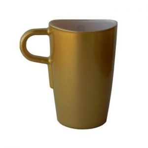 LO - Kubek do latte macchiato, złoty, Loop
