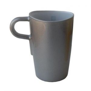 LO - Kubek do latte macchiato, szary, Loop