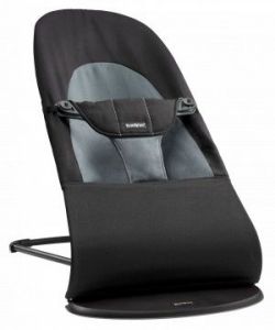 BABYBJORN - leżaczek BALANCE SOFT - Czarny / Ciemnoszary