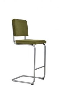 Zuiver Stołek barowy RIDGE RIB zielony 25A 1500210