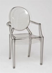 Krzesło Royal szary transparent