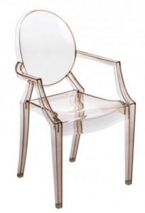 Krzesło Royal bursztynowy transparent